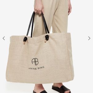 AUTHENTIC Anine Bing Saffron large tote NWT